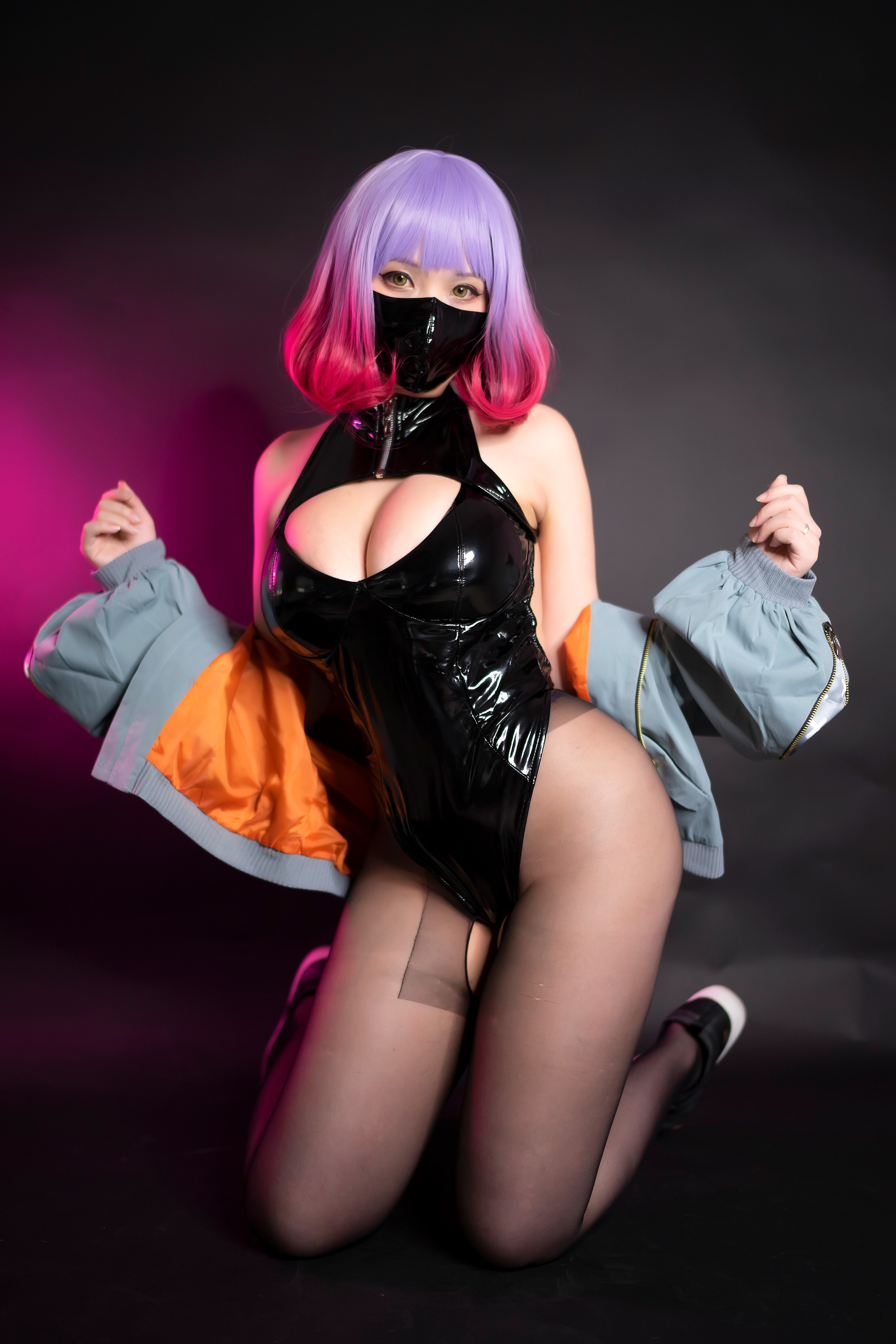 图片[1]-Hana Bunny – NO.076 Mask Girl Luna[11P]-XikXak
